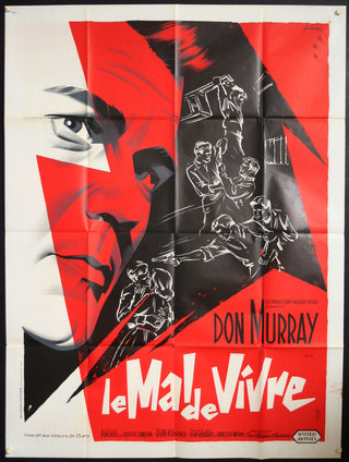 a movie poster with a man's face