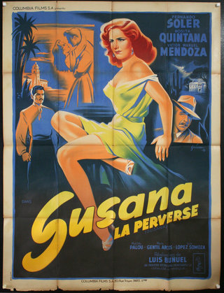 a movie poster with a woman on her back