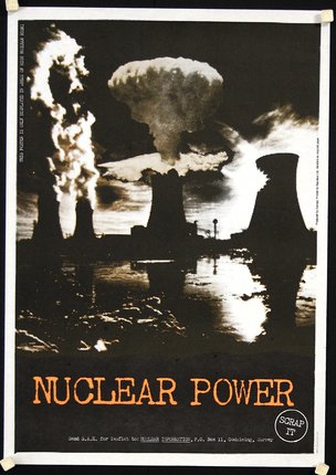 a poster with smoke coming out of the chimney