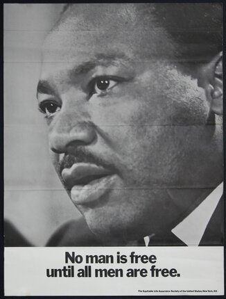 a poster of a man