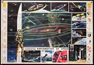 a poster of space exploration