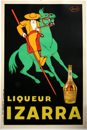 a poster of a liquor company