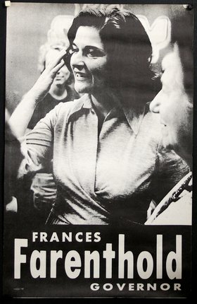 a woman saluting with other people