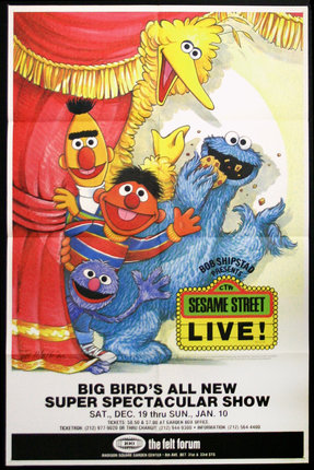 a poster of a puppet show