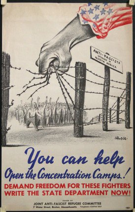 a poster of a barbed wire fence