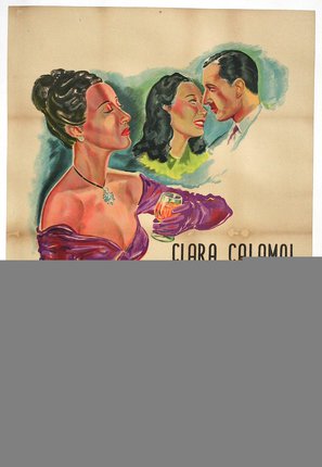 a poster of a woman and a man