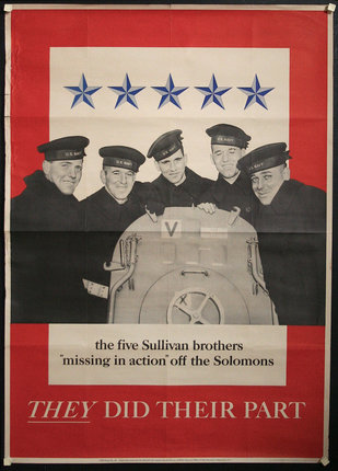 a poster of men in uniform