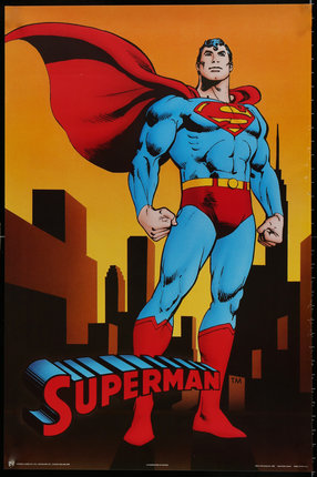 a poster of a superhero