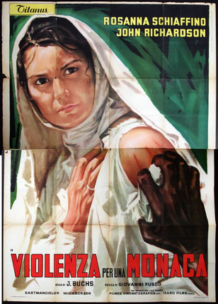 a poster of a woman with a white veil
