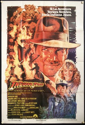 a movie poster with a man in a hat and people in the background