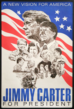 a poster of president jimmy carter