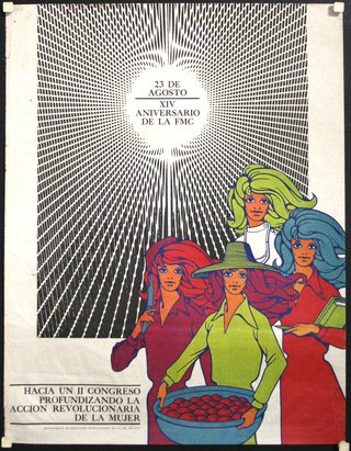 a poster of a group of women