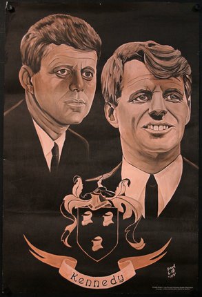 a poster of two men