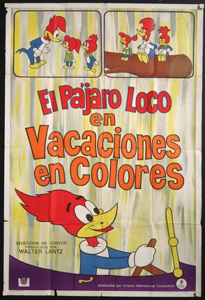 a poster of a cartoon character