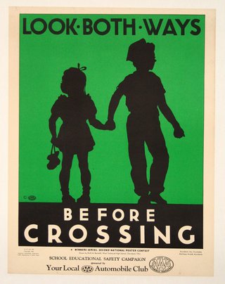 a poster of children holding hands