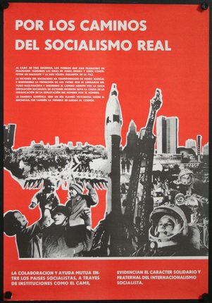 a poster of a communist party