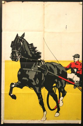 a poster of a horse and jockey