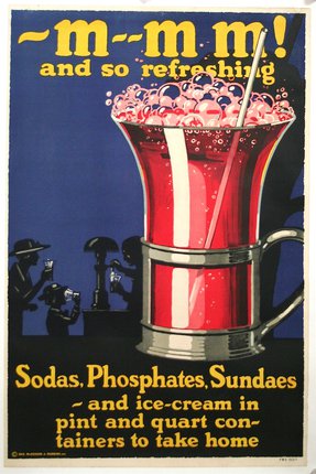 a poster of a drink