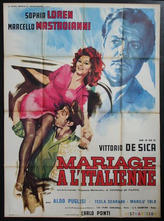 a movie poster with a woman on the back of a man