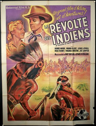a movie poster with a man and woman in a hat