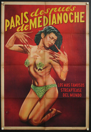 a poster of a woman in garment