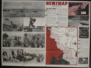 a map of war on a wall