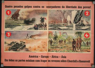 a poster of military conflict