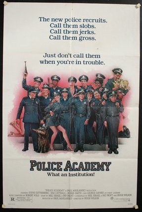 a poster of a group of police officers