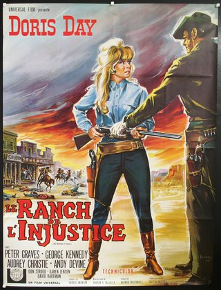 a movie poster of a woman holding guns