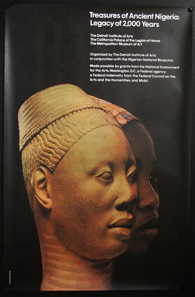 a poster of a woman's head