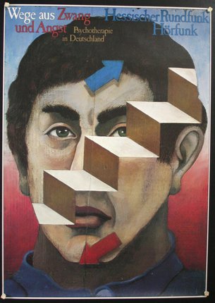 a painting of a man's face