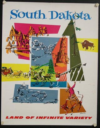 a poster of south dakota