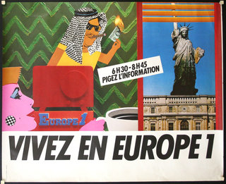 a poster with different images of people