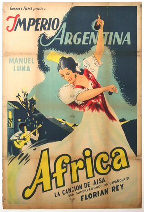 a poster of a woman dancing