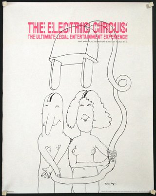 a poster for an electric circus