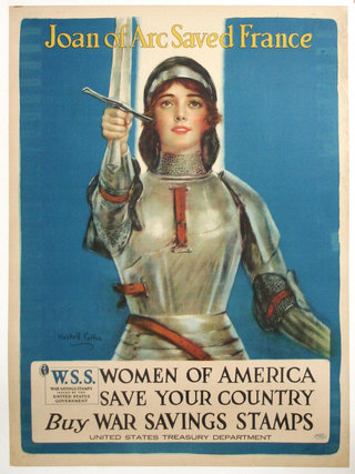 a poster of a woman in armor holding a sword
