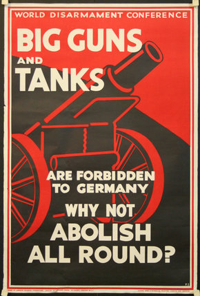 a poster with a cannon on it