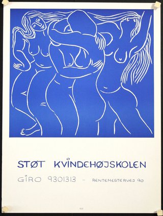 a poster of three women