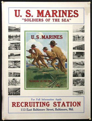 a poster of soldiers in uniform