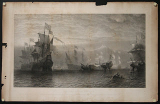 a group of ships in the water