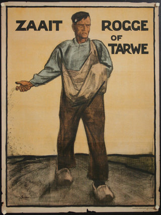 a poster of a man