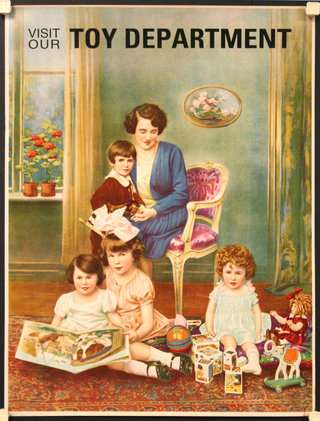 a woman sitting in a chair with children