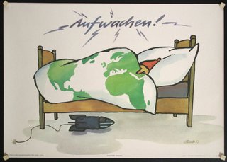 a cartoon of a person sleeping in a bed