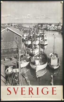 a group of boats in a harbor