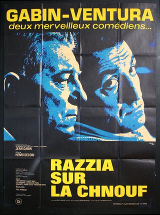 a movie poster with two men