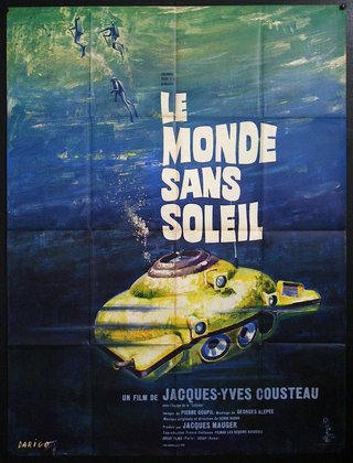 a movie poster with a yellow submarine