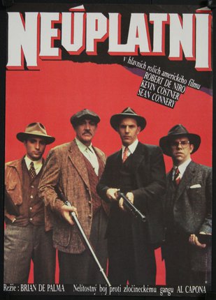 a group of men in suits holding guns
