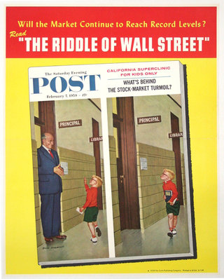 a magazine cover with a picture of a man and a boy