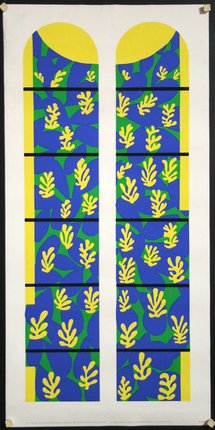 a blue and yellow rectangular pattern