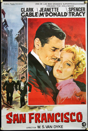 a movie poster of a man hugging a woman